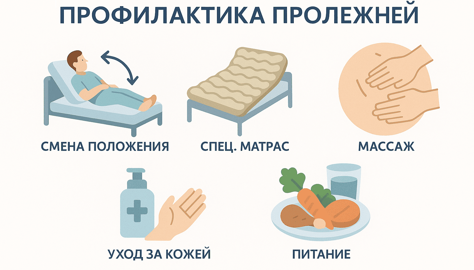 Рекомендации по профилактике пролежней